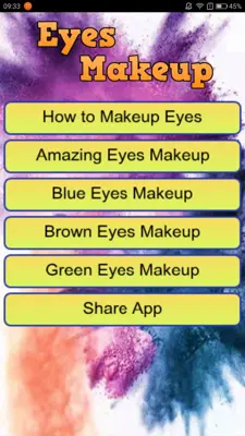 Eyes Makeup 2016 android App screenshot 3